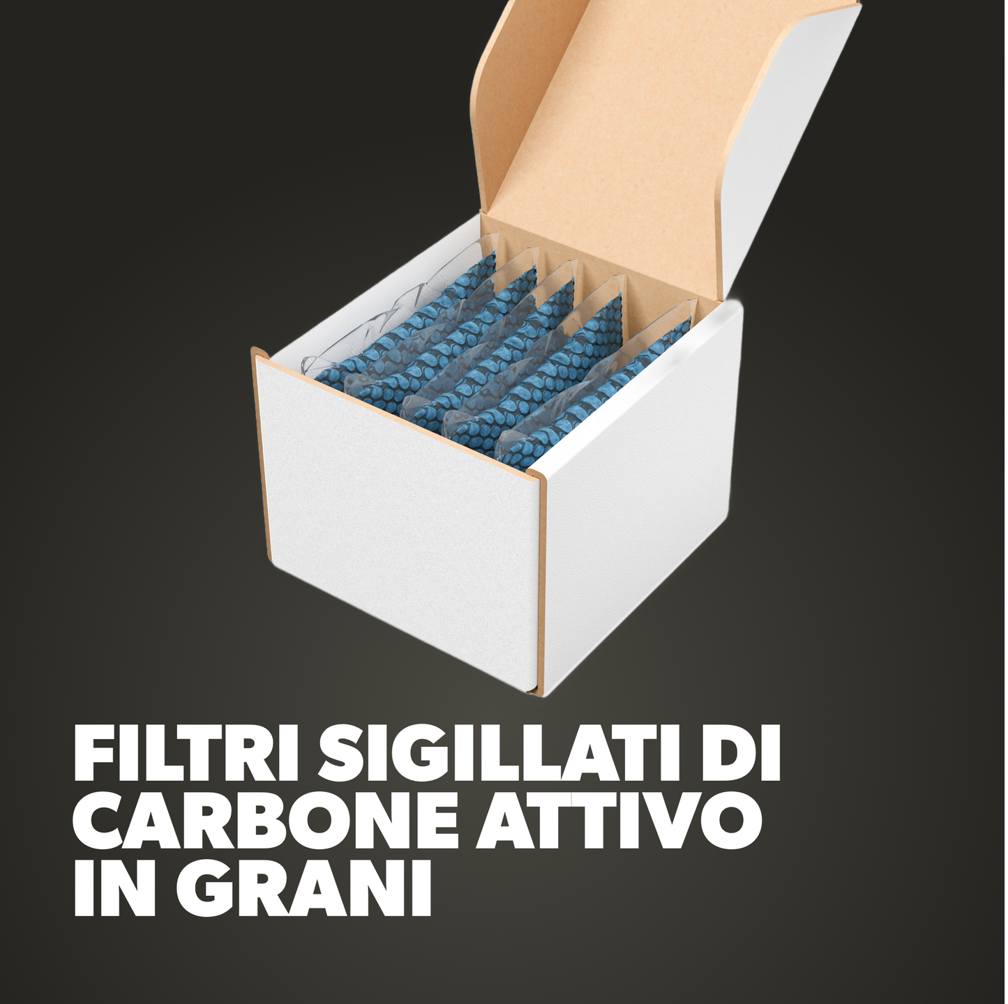 5x Filtri al Carbone Attivo (30 Giorni Per Filtro)