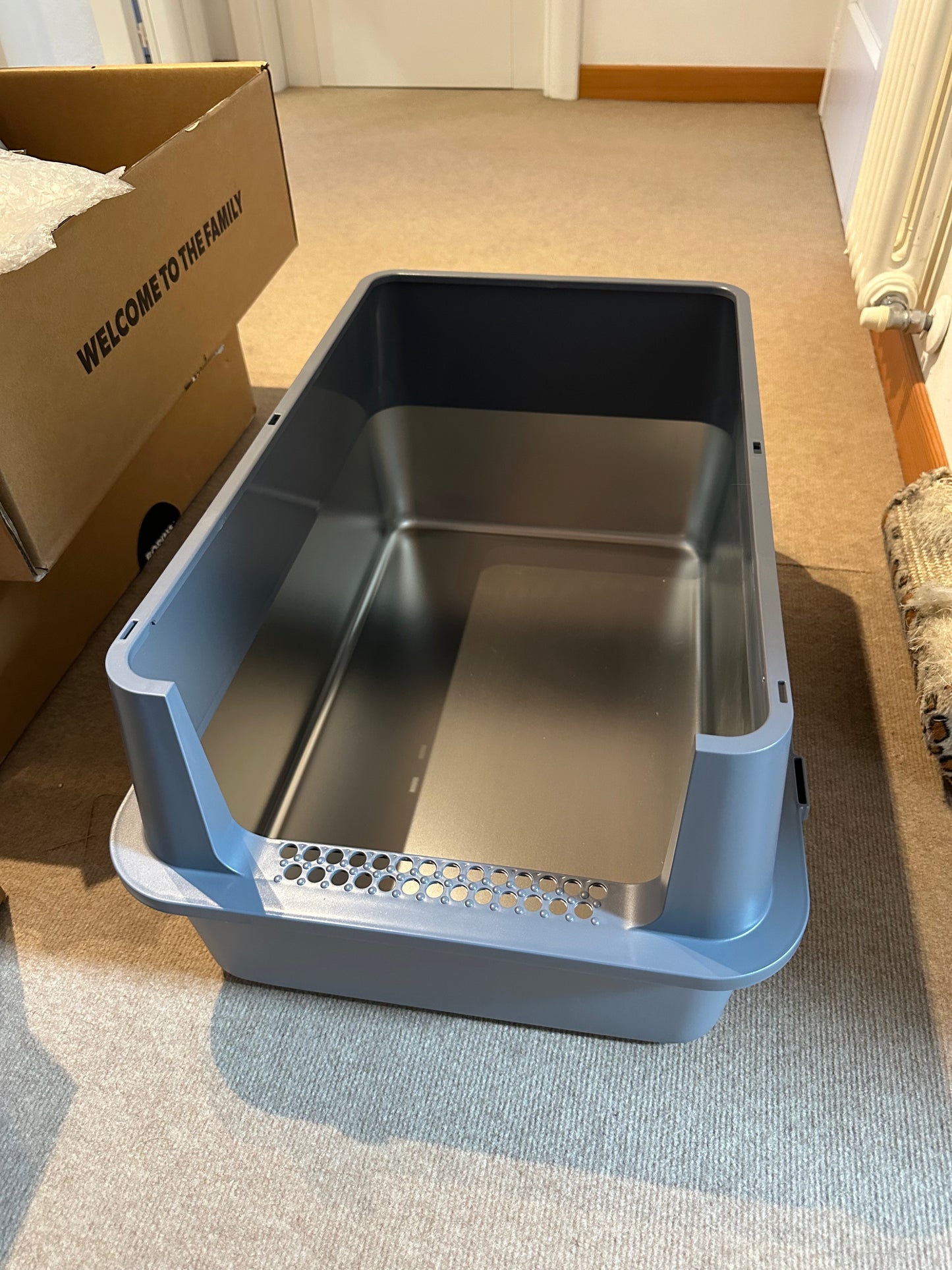 BORING LITTER - Lettiera in Acciaio INOX Test