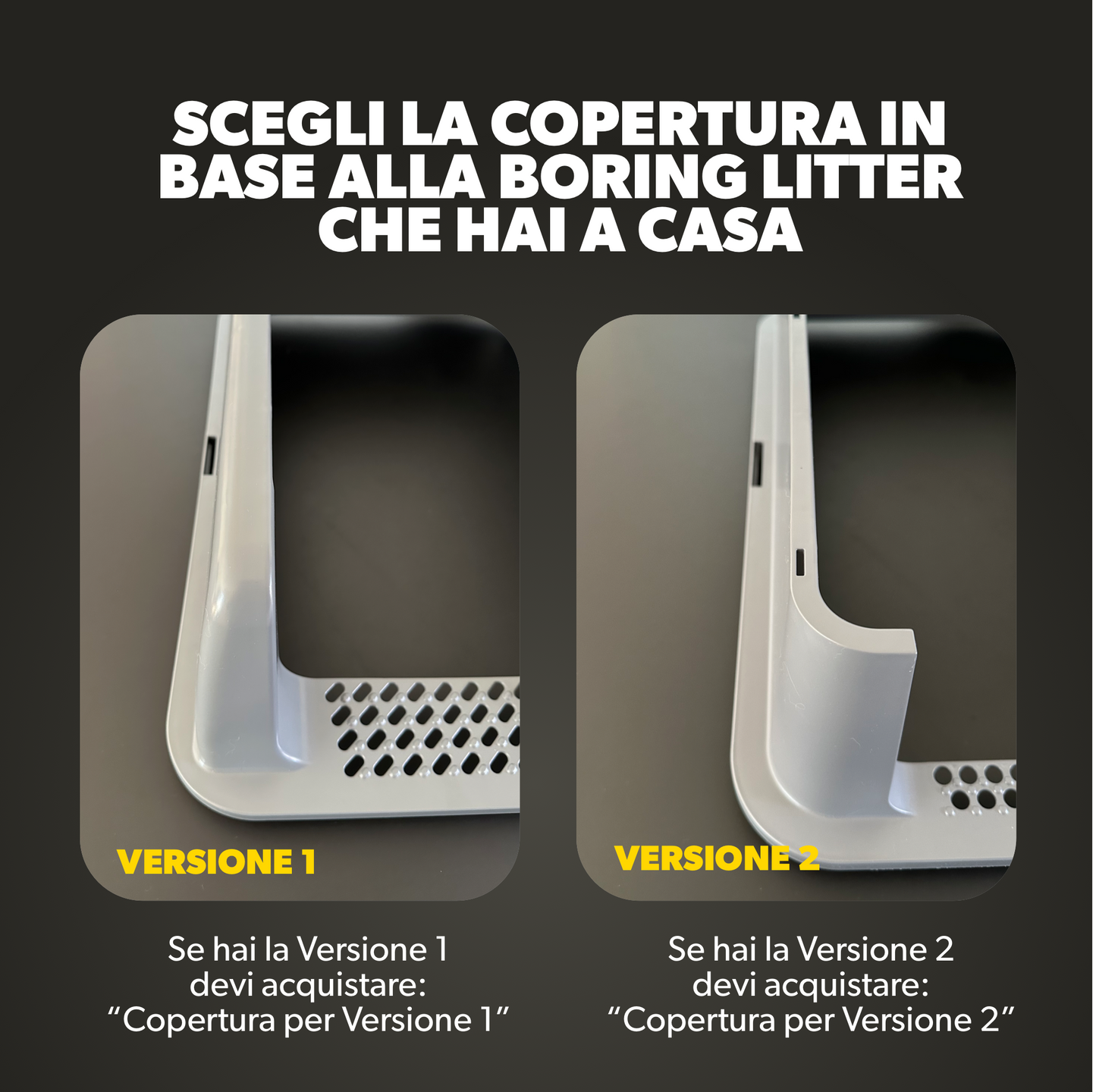 Copertura per Boring Litter Aperta