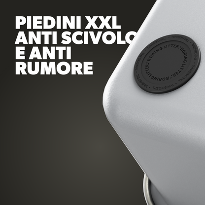 Boring Litter - Lettiera in Acciaio INOX (Versione Aperta)