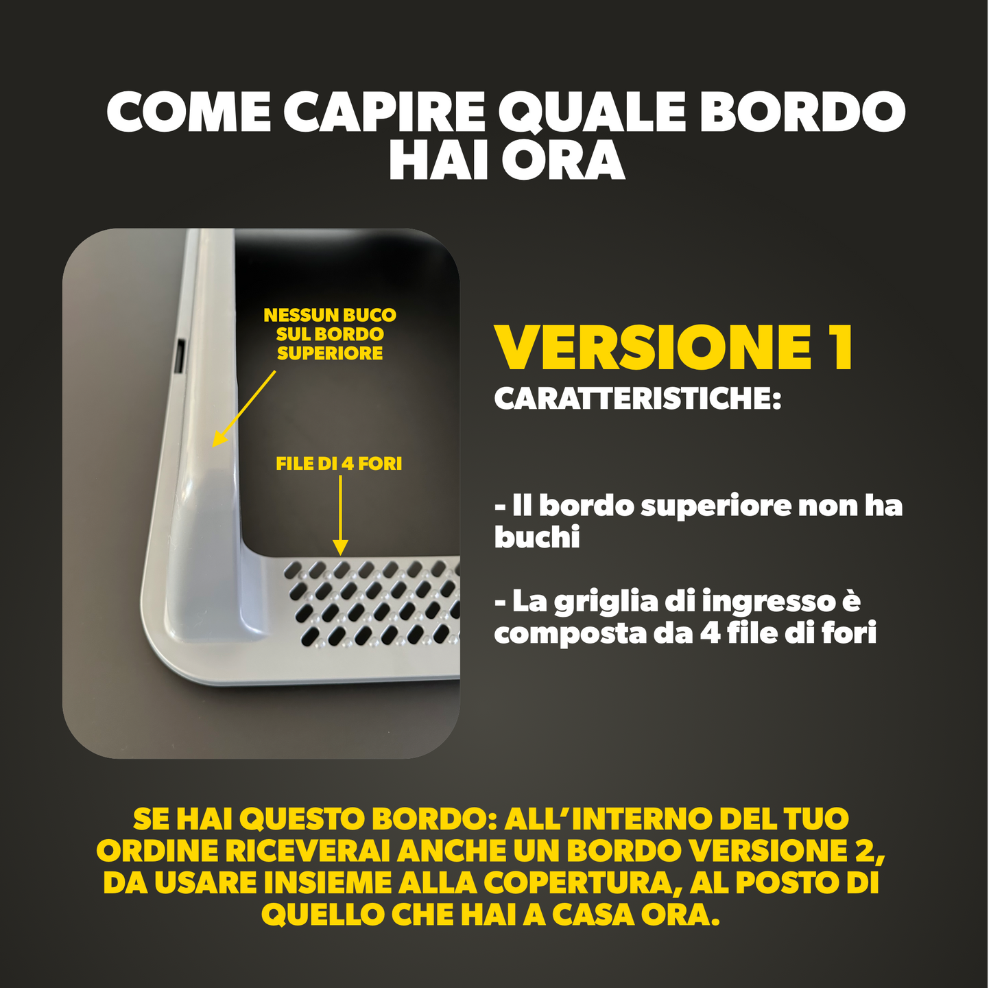 Copertura per Boring Litter Aperta