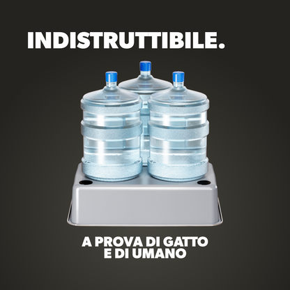 Boring Litter - Lettiera in Acciaio INOX (Versione Aperta)