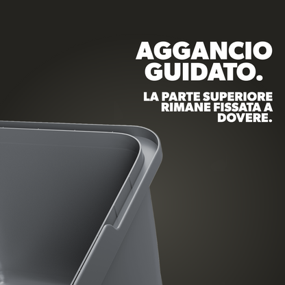 Boring Litter - Lettiera in Acciaio INOX (Versione Aperta)