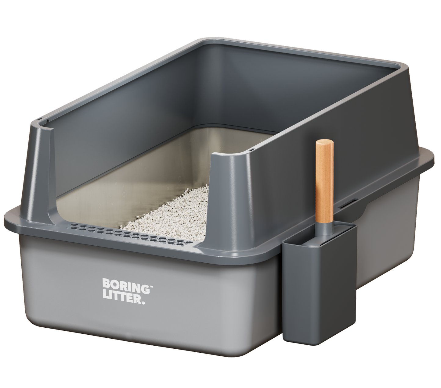 BORING LITTER - Lettiera in Acciaio INOX Test